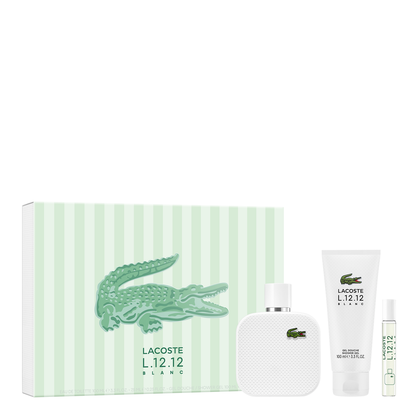 COFFRET - LACOSTE - L.12.12 BLANC EDT 100ML