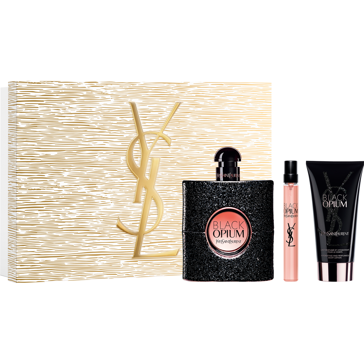COFFRET - XMAS25 - YSL - BLACK OPIUM - EDP 90ML+ EDP 10ML+ BL 50ML