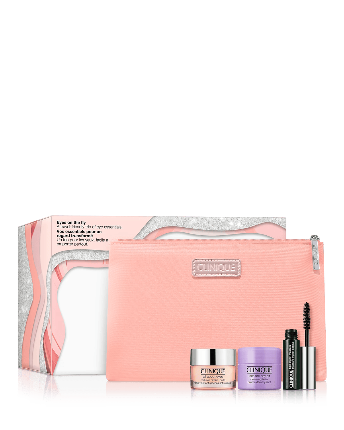 COFFRET - CLINQUE -  ALL ABOUT EYES 15ML+TAKE THE DAY OFF BAUME DEMAQUILLANT 15ML+HIGH IMPACT MASCARA 3,5ML