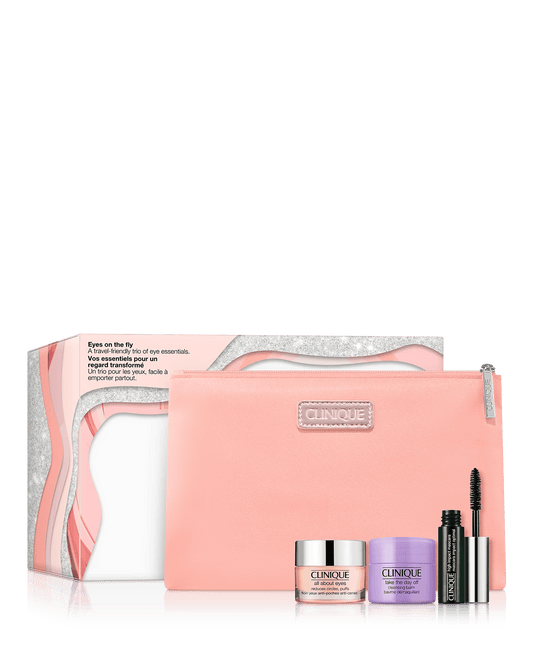 COFFRET - CLINQUE -  ALL ABOUT EYES 15ML+TAKE THE DAY OFF BAUME DEMAQUILLANT 15ML+HIGH IMPACT MASCARA 3,5ML