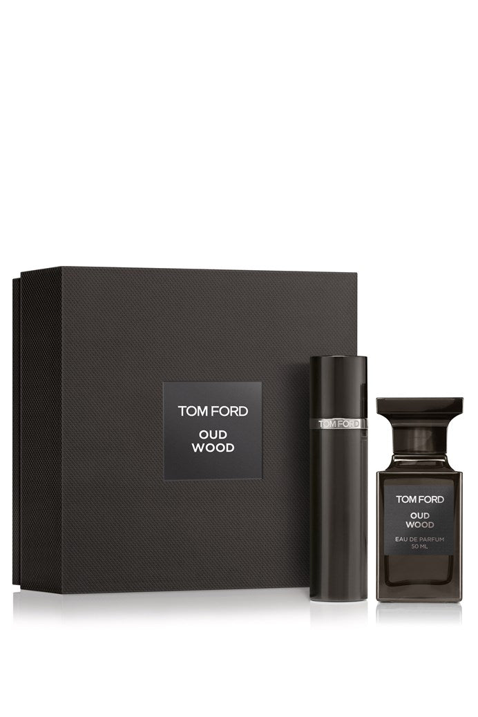 COFFRET - TOM FORD -   OUD WOOD 50 ML EDP + TRAVEL SPRAY 10 ML