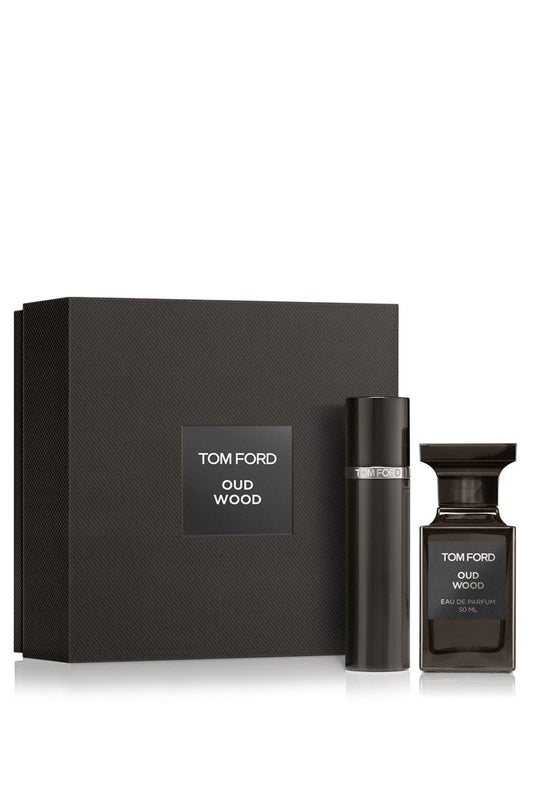 COFFRET - TOM FORD -   OUD WOOD 50 ML EDP + TRAVEL SPRAY 10 ML