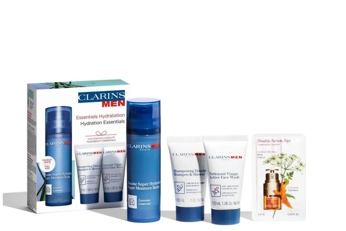 COFFRET - CLARINS -  MEN BAUME SUPER HYDRATANT 50ML