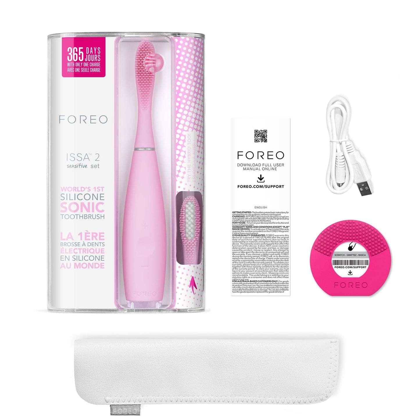 FOREO - ISSA 2 Sensitive Set Pearl Pink