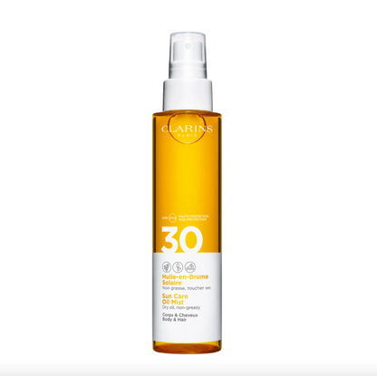 CLARINS SOLAIRES - HUILE-EN-BRUME SOLAIRE CORPS & CHEVEUX UVA/UVB SPF30
