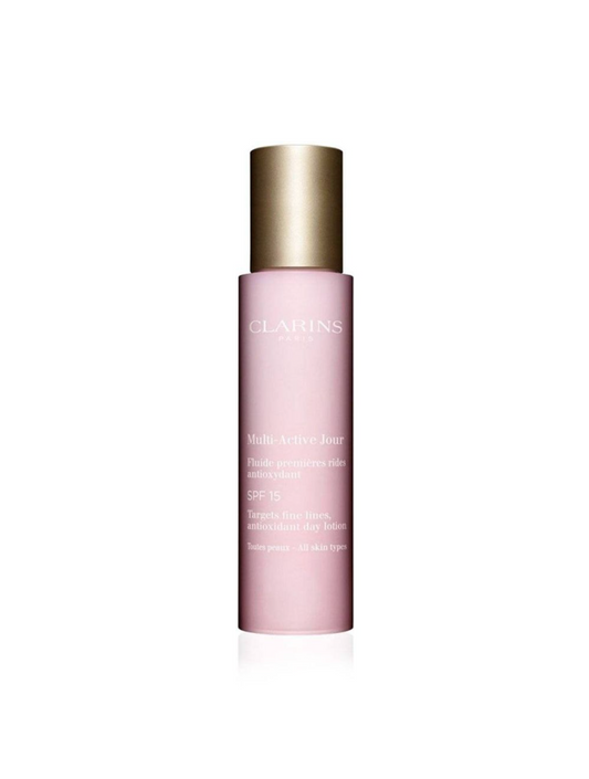 CLARINS - MULTI-ACTIVE FLUIDE LISSANT RIDES PRÉCOCES SPF15