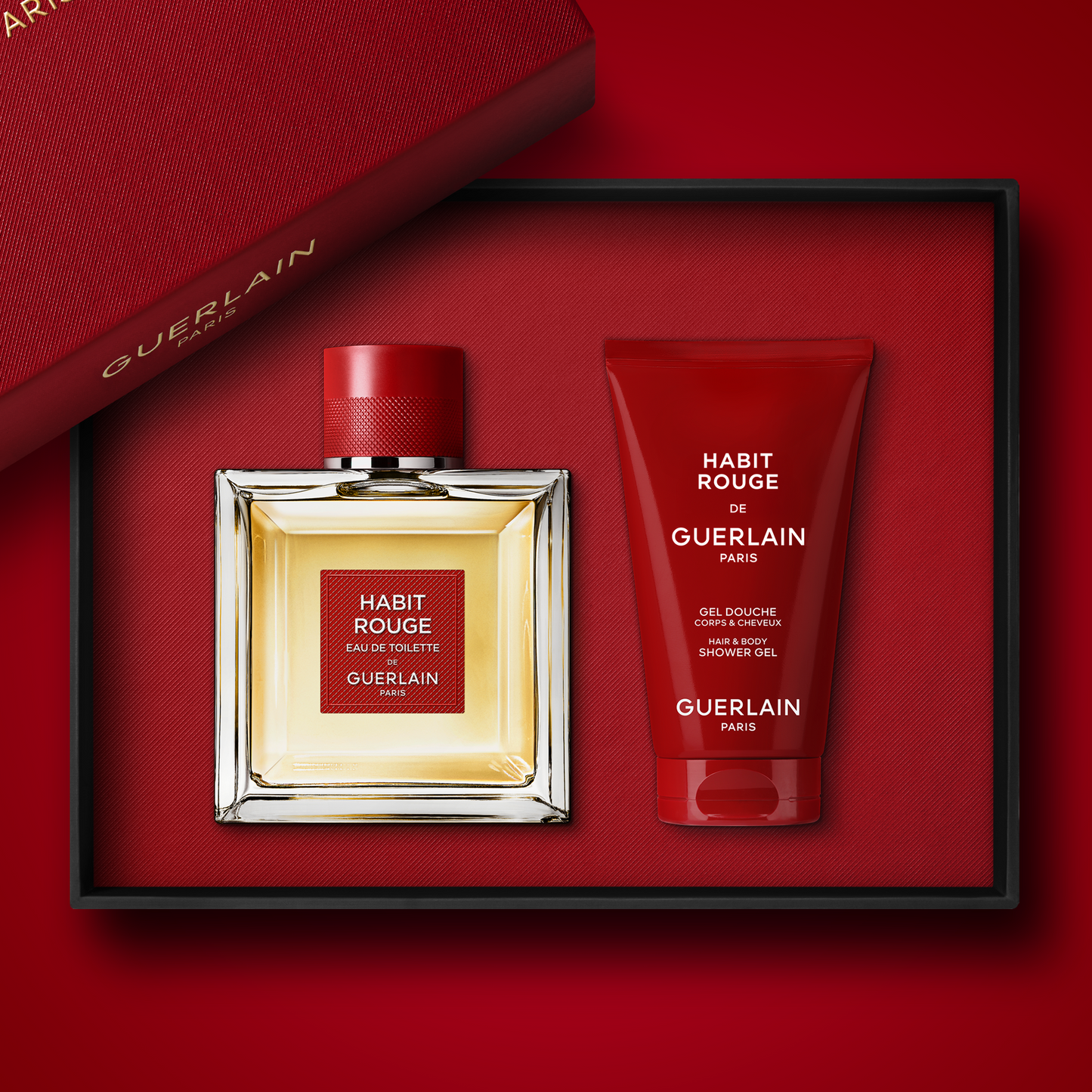 COFFRET - GUERLAIN -  HABIT ROUGE EDT 100ML