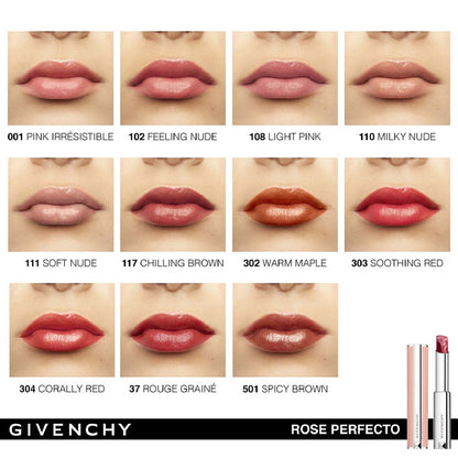 GIVENCHY - Rose Perfecto - Baume Embellisseur de Lèvres