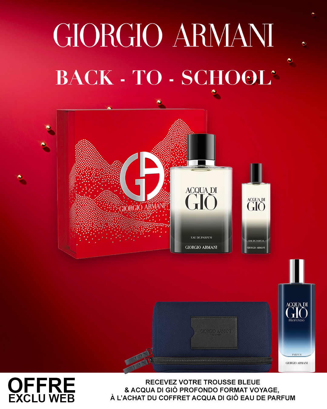 COFFRET 2024 - ARMANI - Acqua Di Gio 100ml
