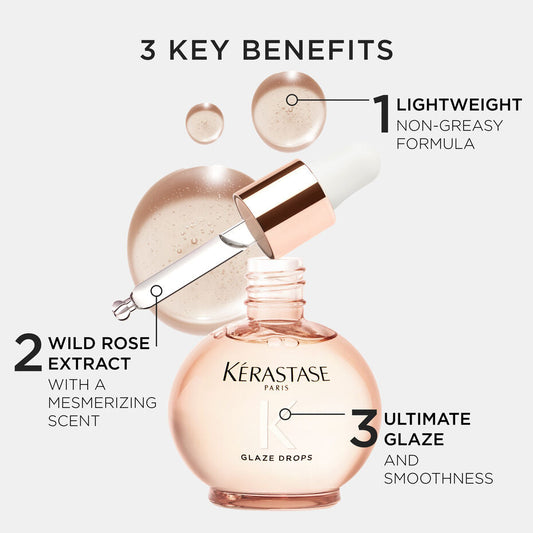 KÉRASTASE - GLOSS ABSOLU - GLAZE DROPS ANTI-FRIZZ HAIR OIL 45ML