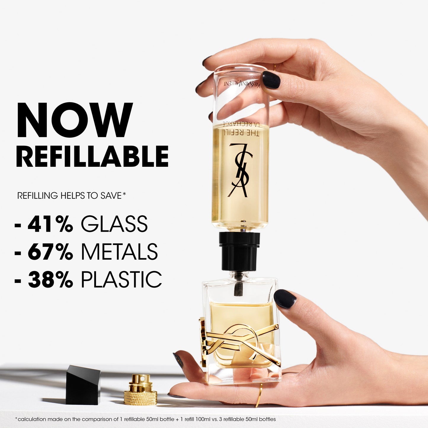 YSL LIBRE EDP REFILL BOTTLE 100ML